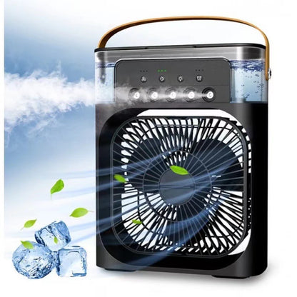 Stay Cool Anywhere: The Ultimate Portable Air Conditioner Fan with LED Night Light and Adjustable Features